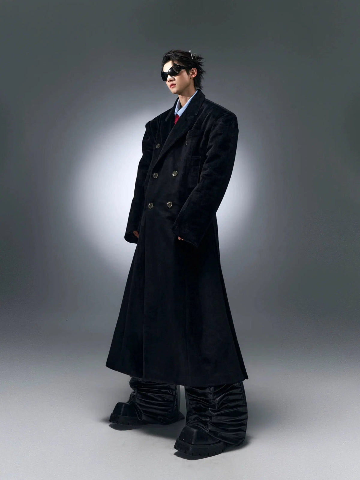 Double-Breasted Wool Coat