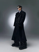 Double-Breasted Wool Coat