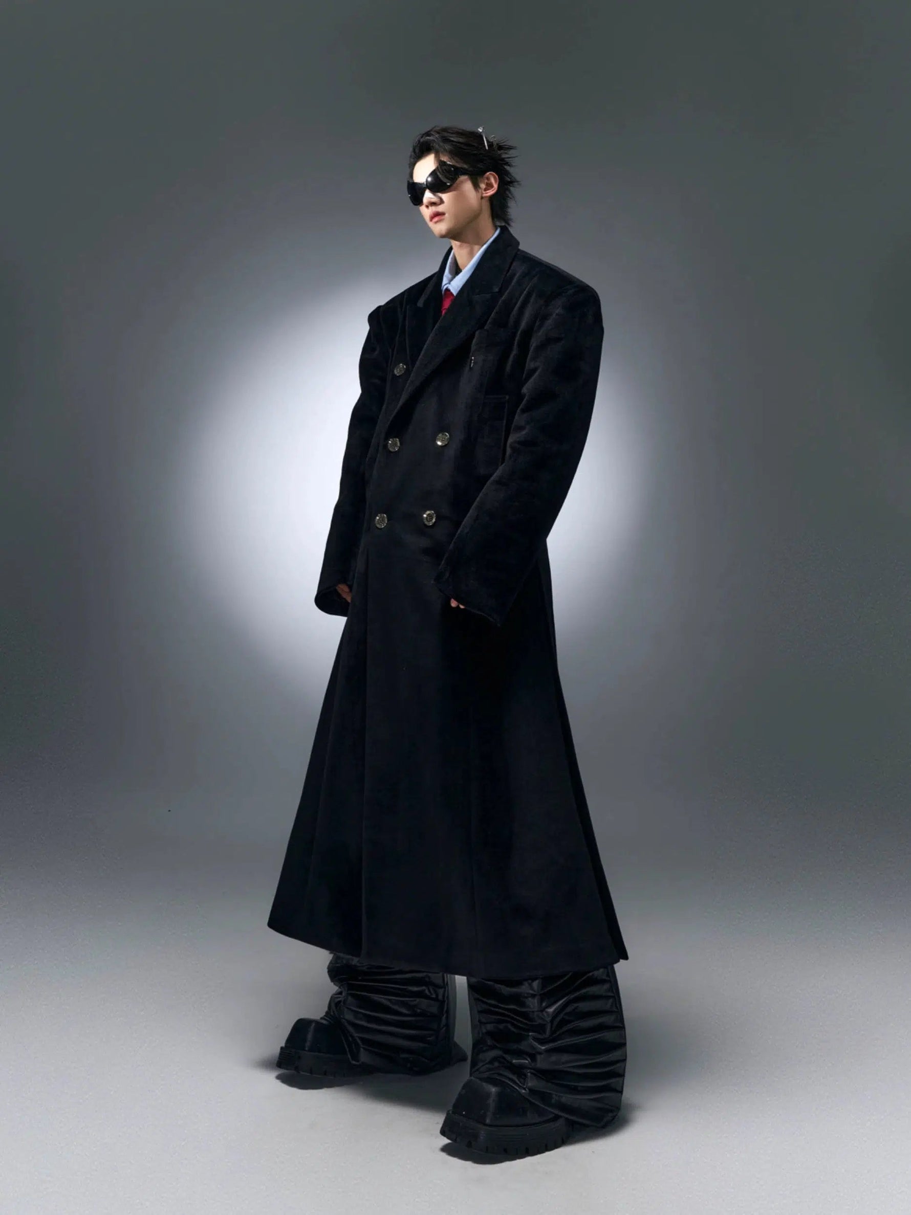 Double-Breasted Wool Coat