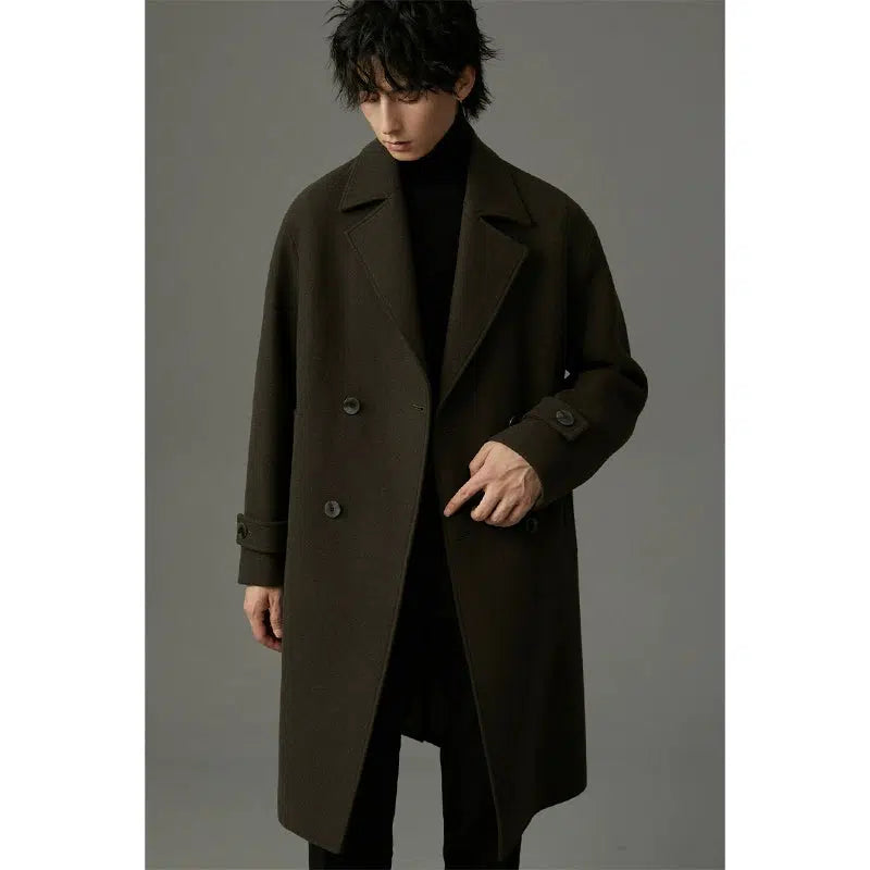 Double-Breasted Wool Coat