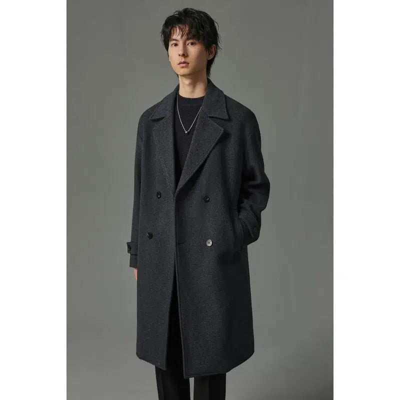 Double-Breasted Wool Coat