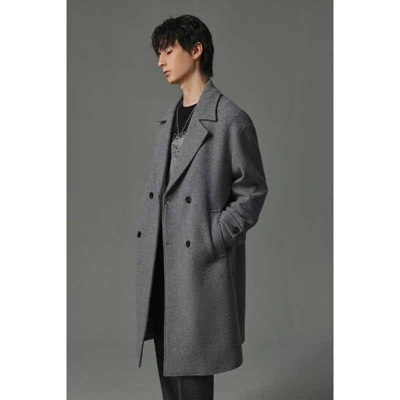 Double-Breasted Wool Coat