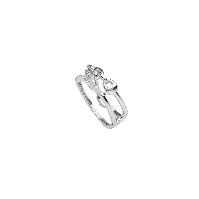 Double Circle Ring
