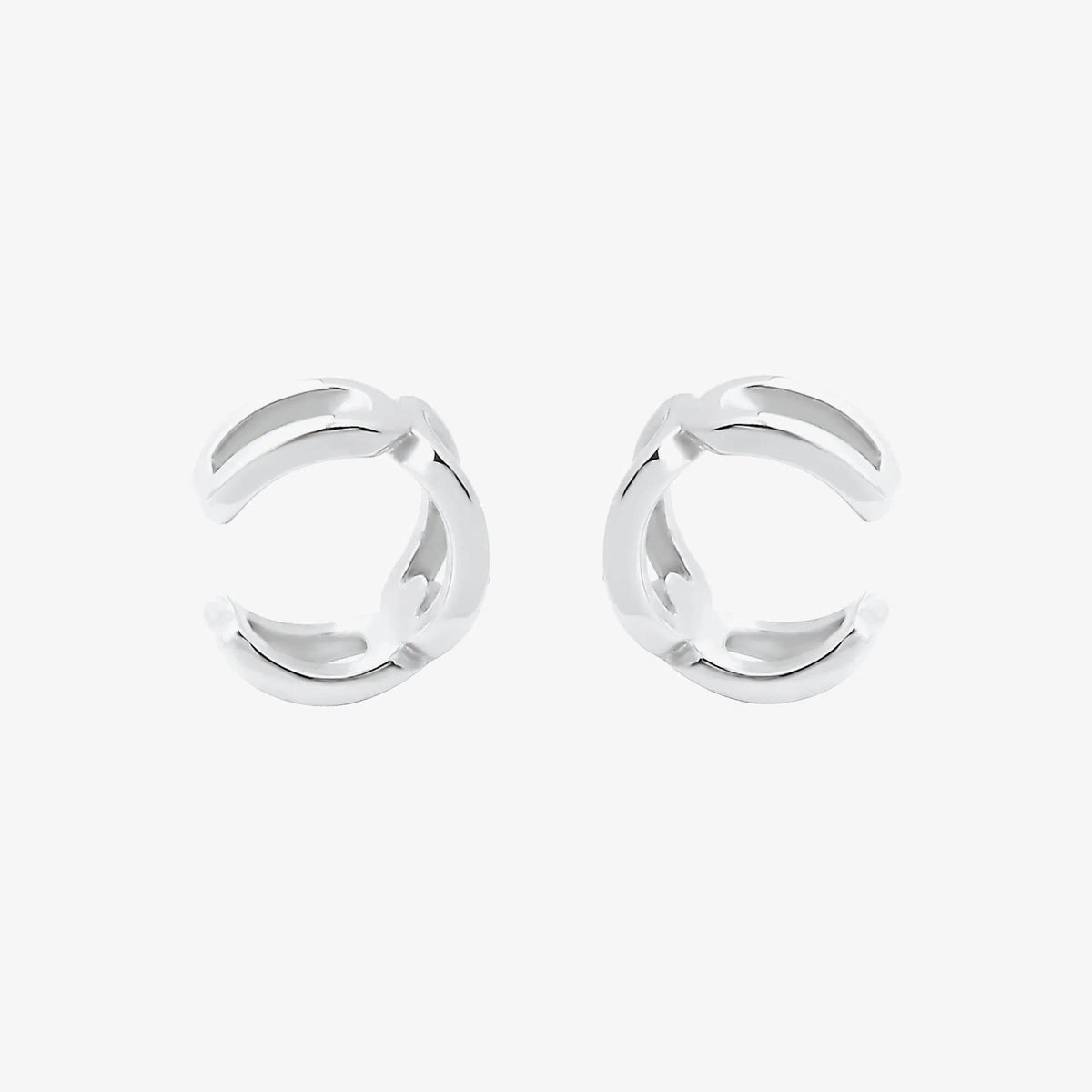 Double Hoop Ear Clips