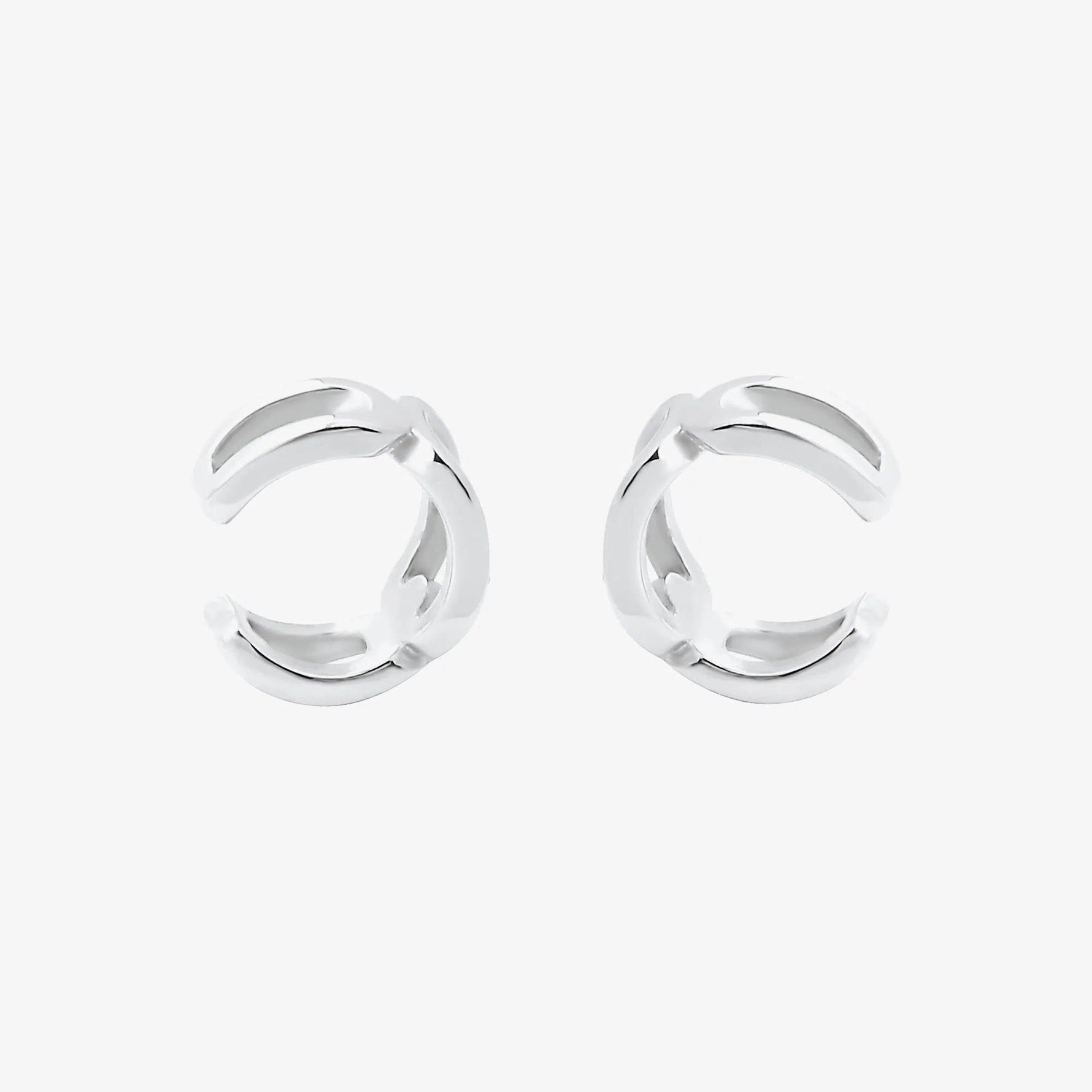 Double Hoop Ear Clips