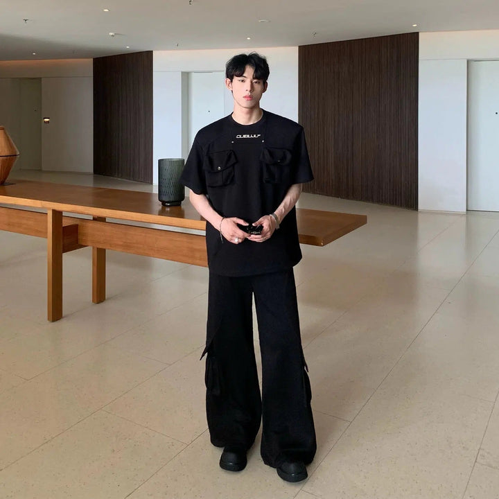 Double Pocket Short Sleeve T-shirt & Track Pants