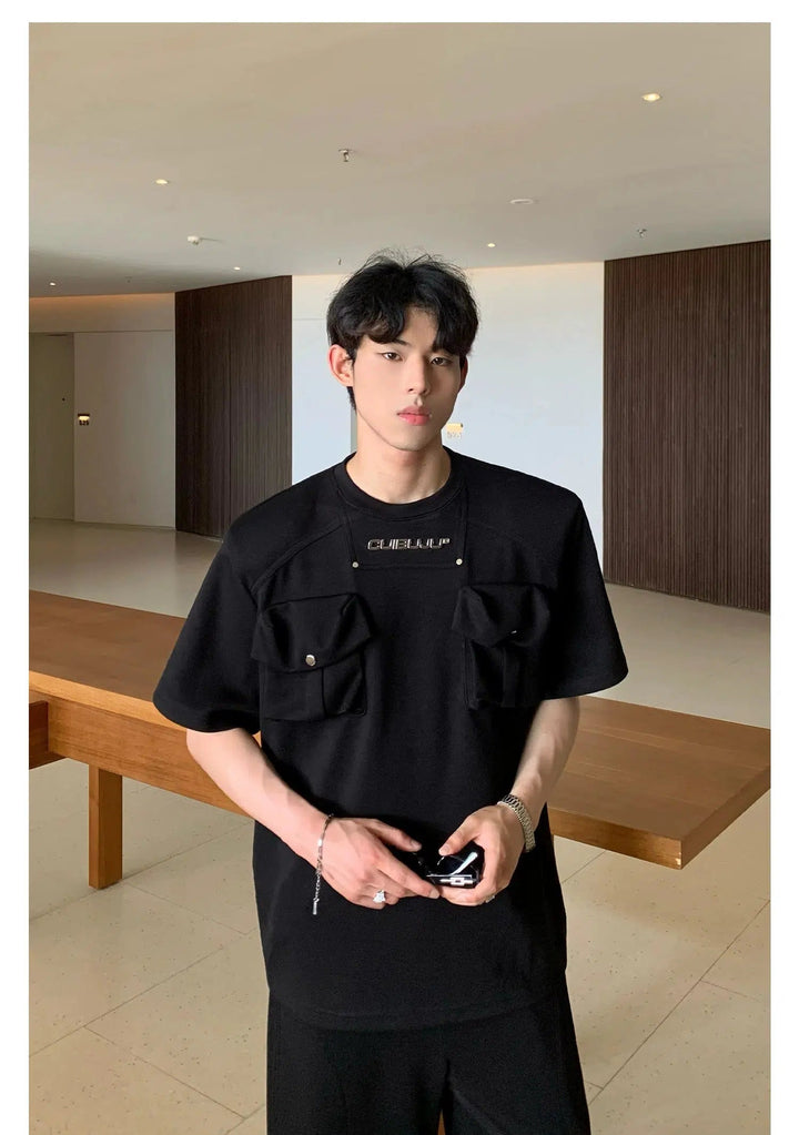 Double Pocket Short Sleeve T-shirt & Track Pants