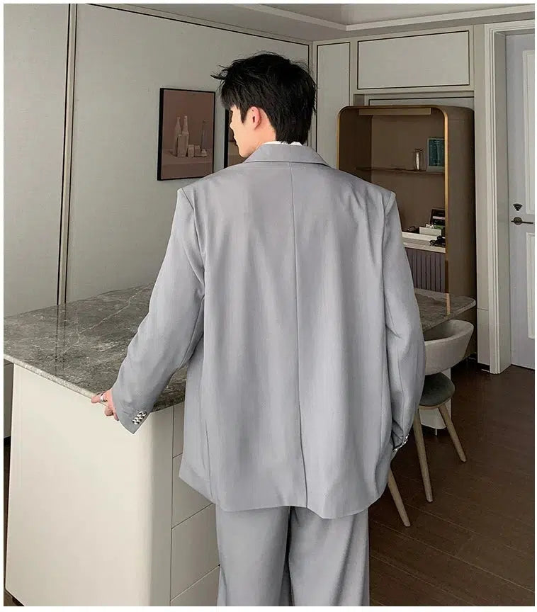 Double-breasted Casual Suit
