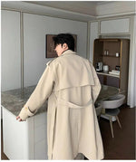 Double-breasted Mid-length Trench Coat