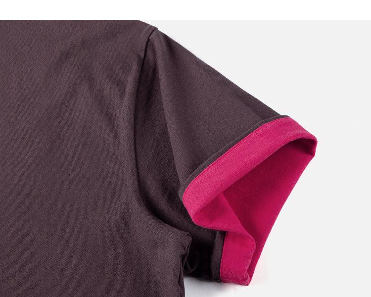 Double-layer Contrast T-shirt