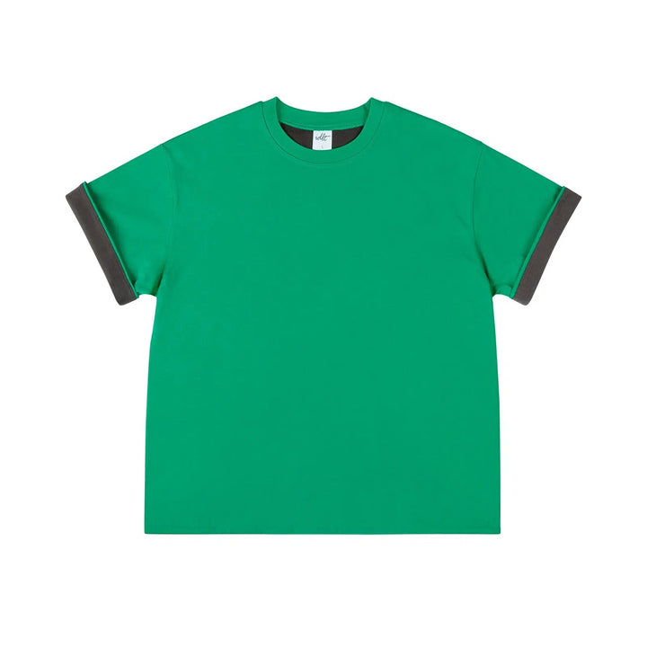 Double-layer Contrast T-shirt