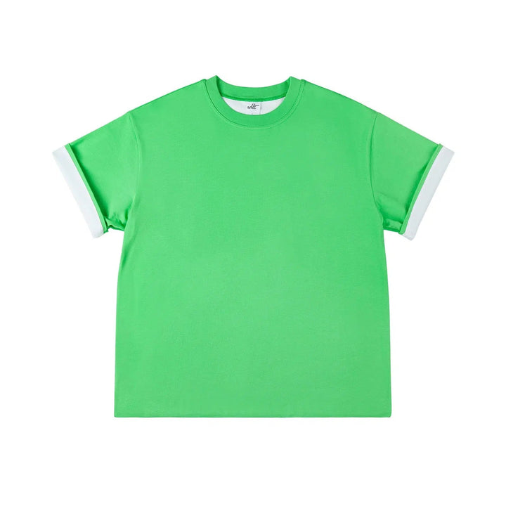 Double-layer Contrast T-shirt