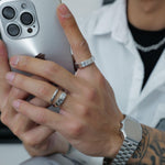 Double-layer Titanium Steel Ring