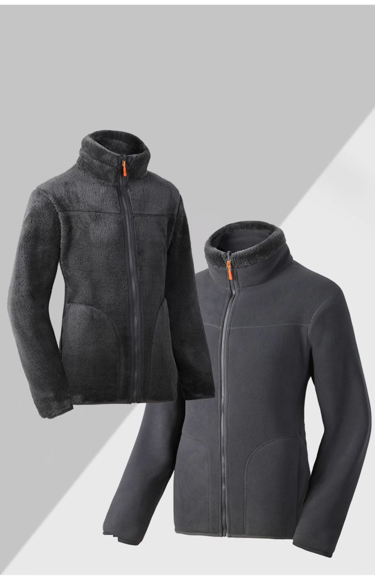 Double-sided Polar Fleece Sweatshirt