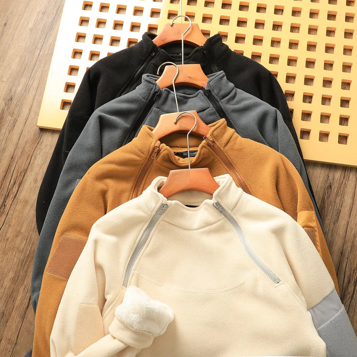 Double-sided Velvet Fleece Pullover