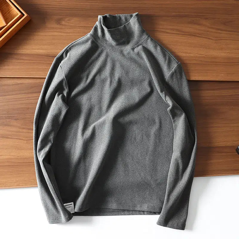 Double-sided Velvet Turtleneck Bottoming Shirt