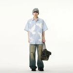 Dove Print Striped Shirt