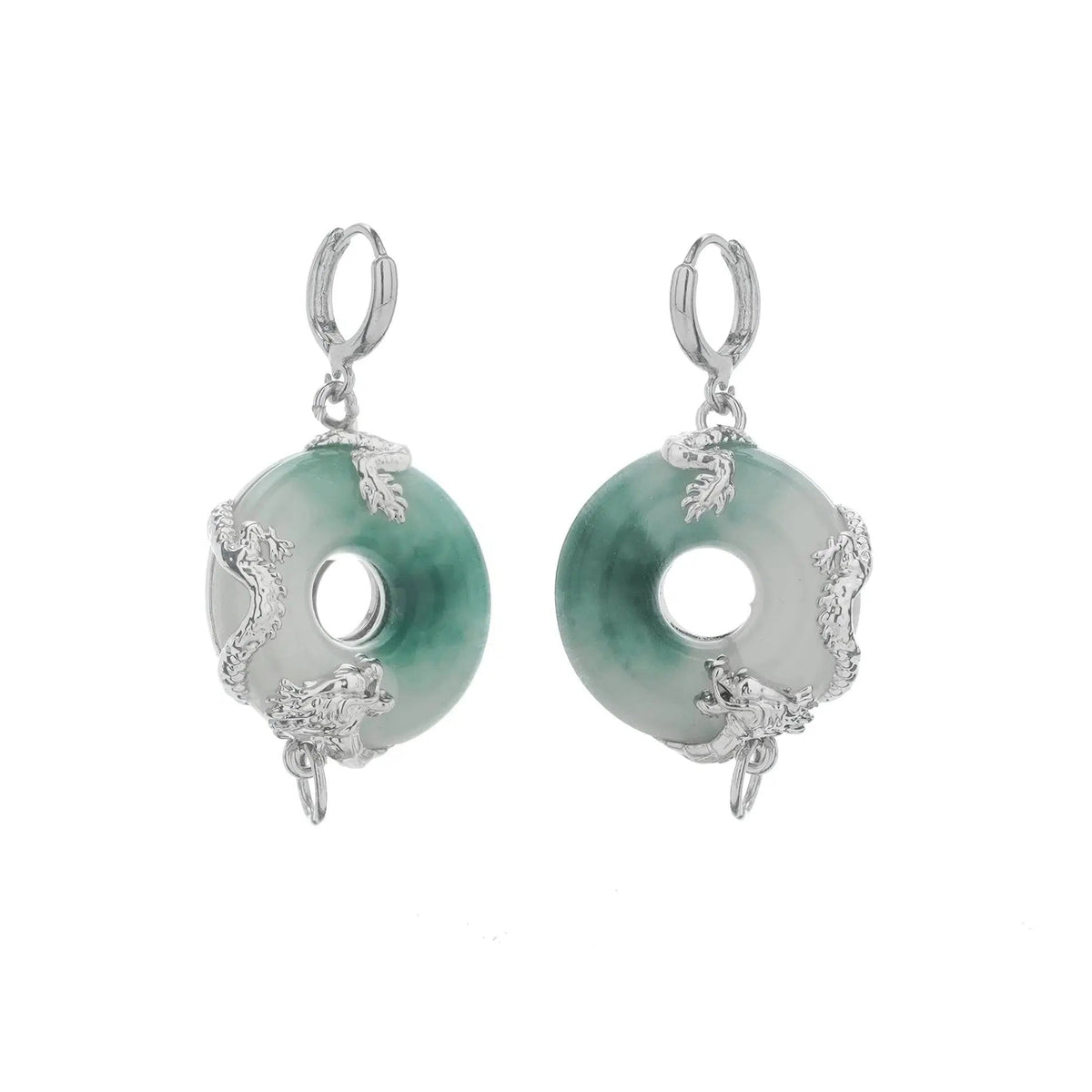 Dragon Totem Jade Earrings