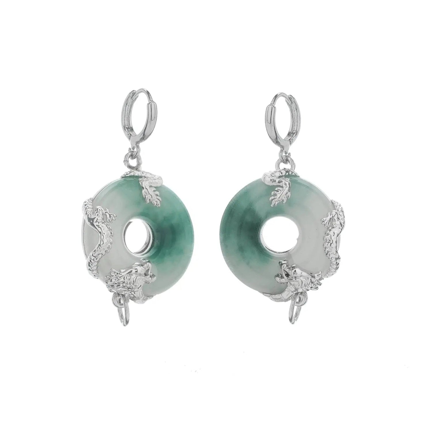 Dragon Totem Jade Earrings