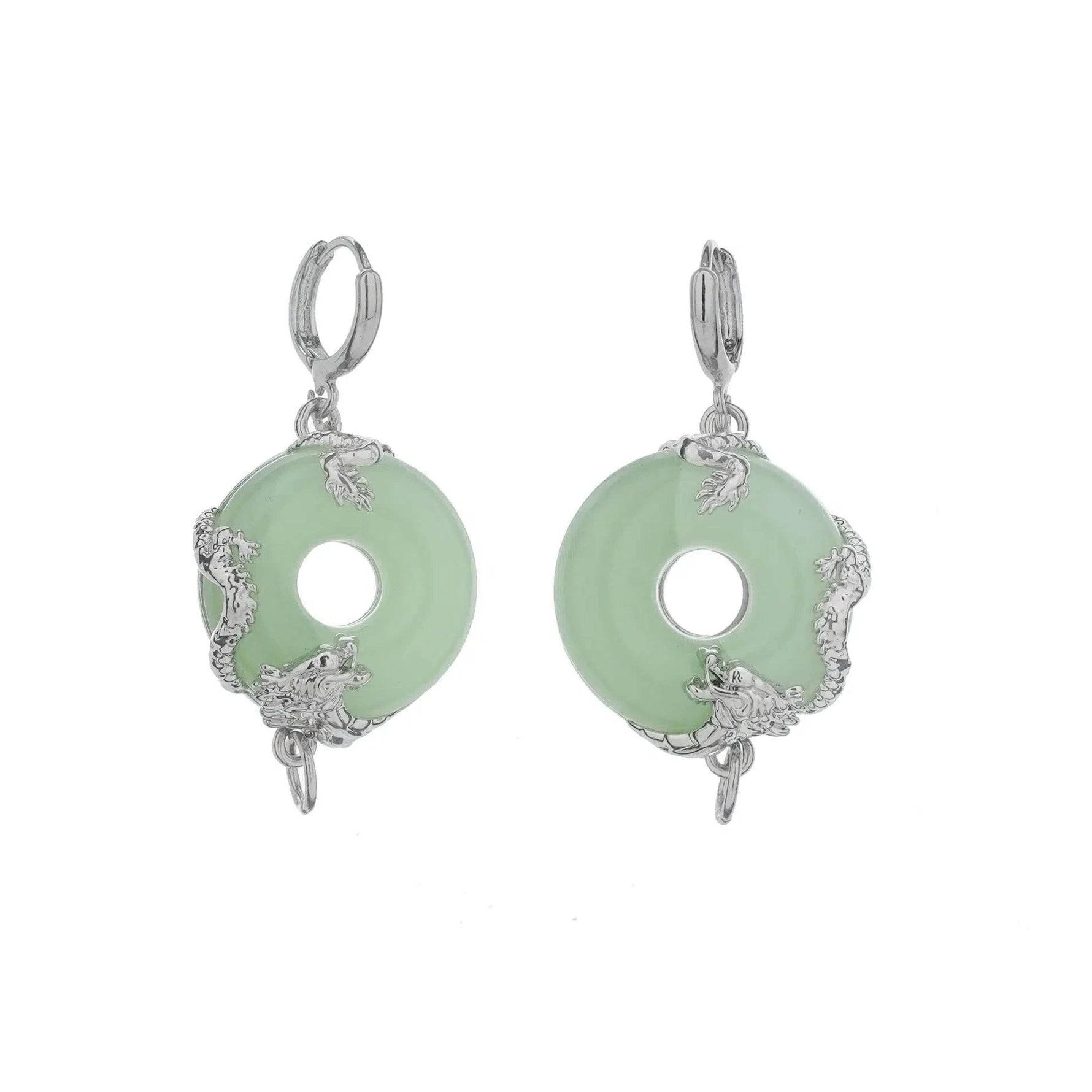 Dragon Totem Jade Earrings