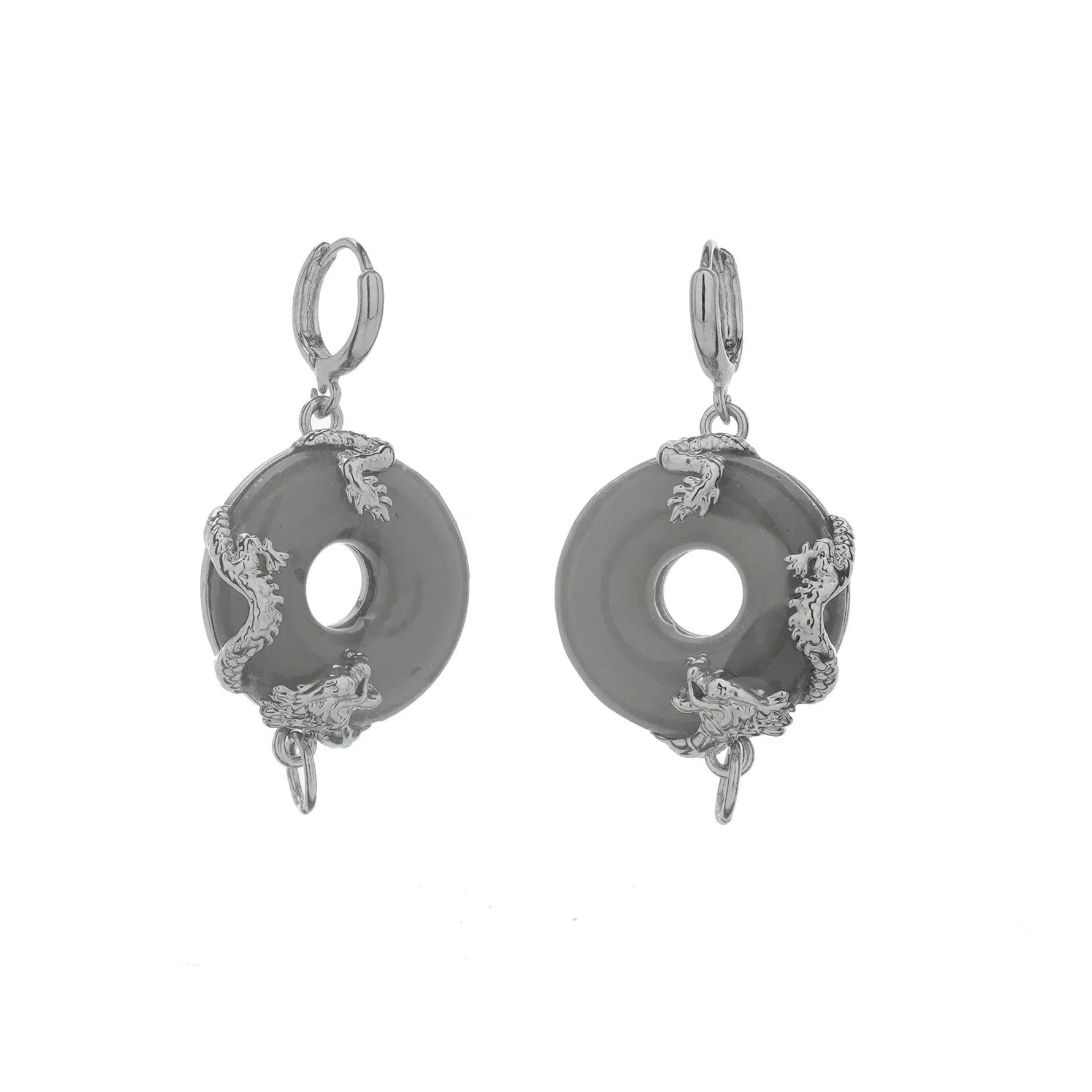 Dragon Totem Jade Earrings