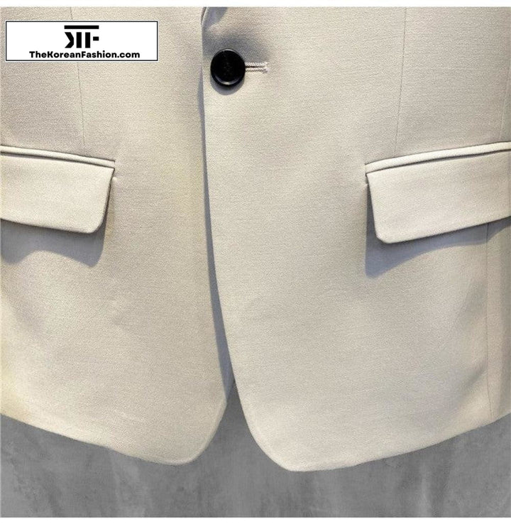 Drape Casual Suit Jacket