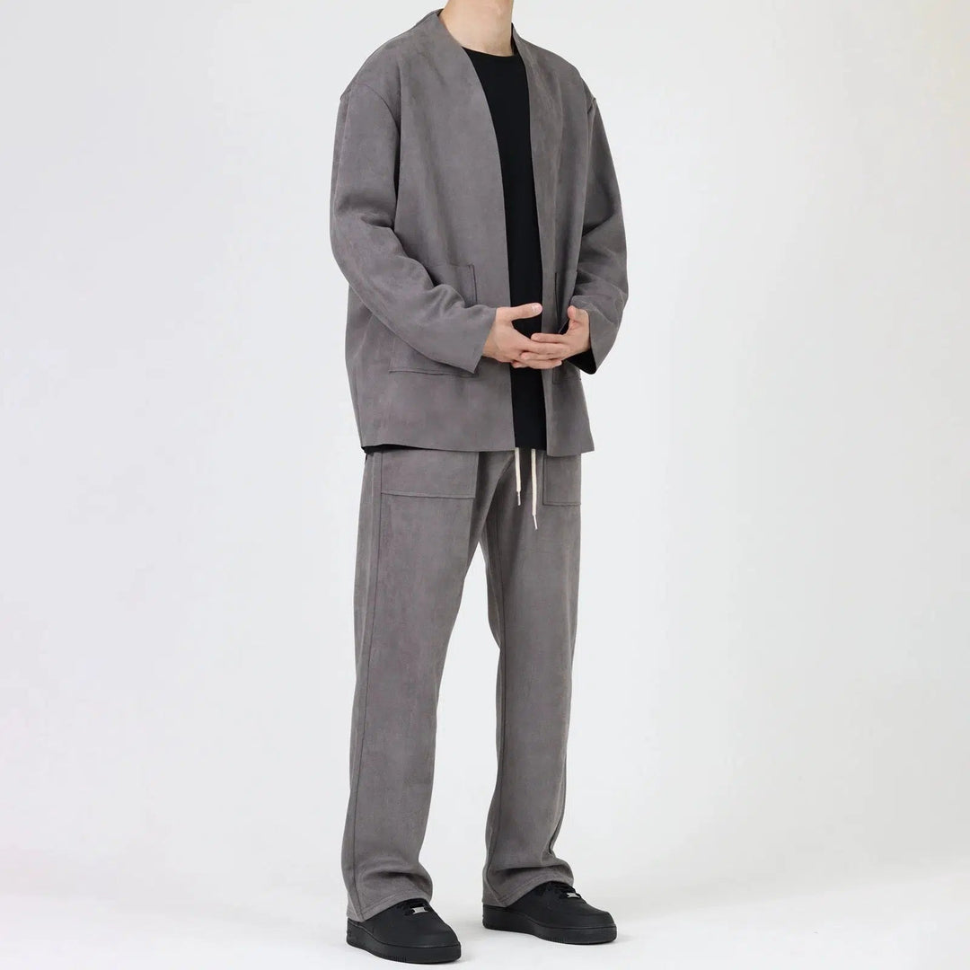Drape Drawstring Casual Pants