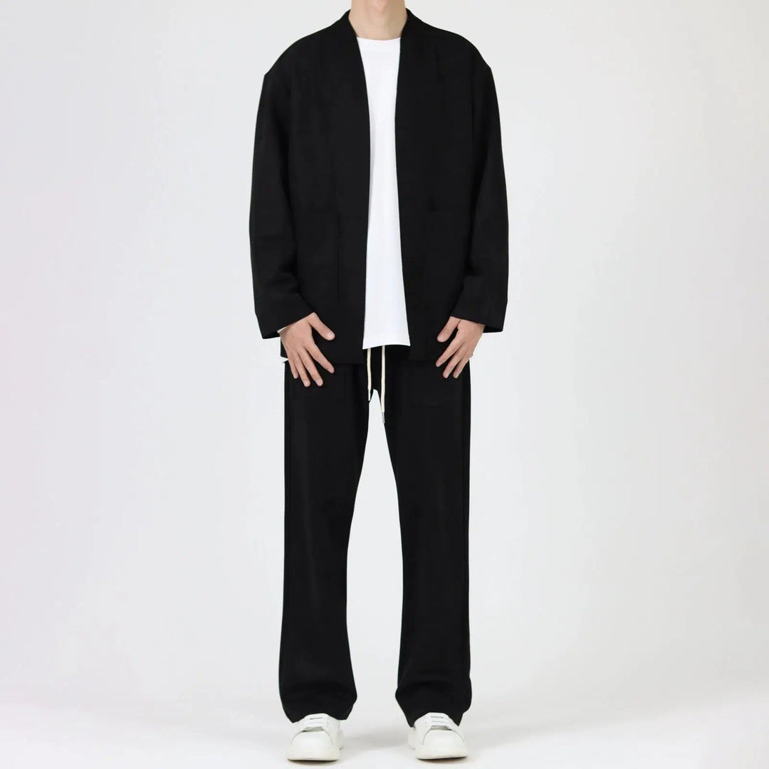 Drape Drawstring Casual Pants
