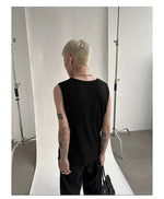 Drape Knit Sleeveless Vest