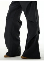 Drape Pleated Cargo Pants