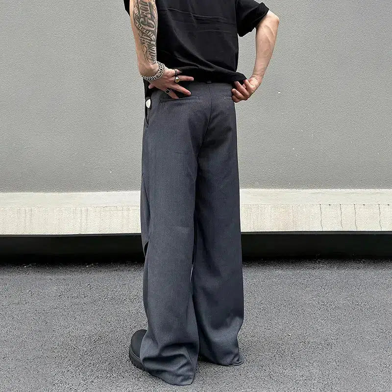 Drape Pleated Pants