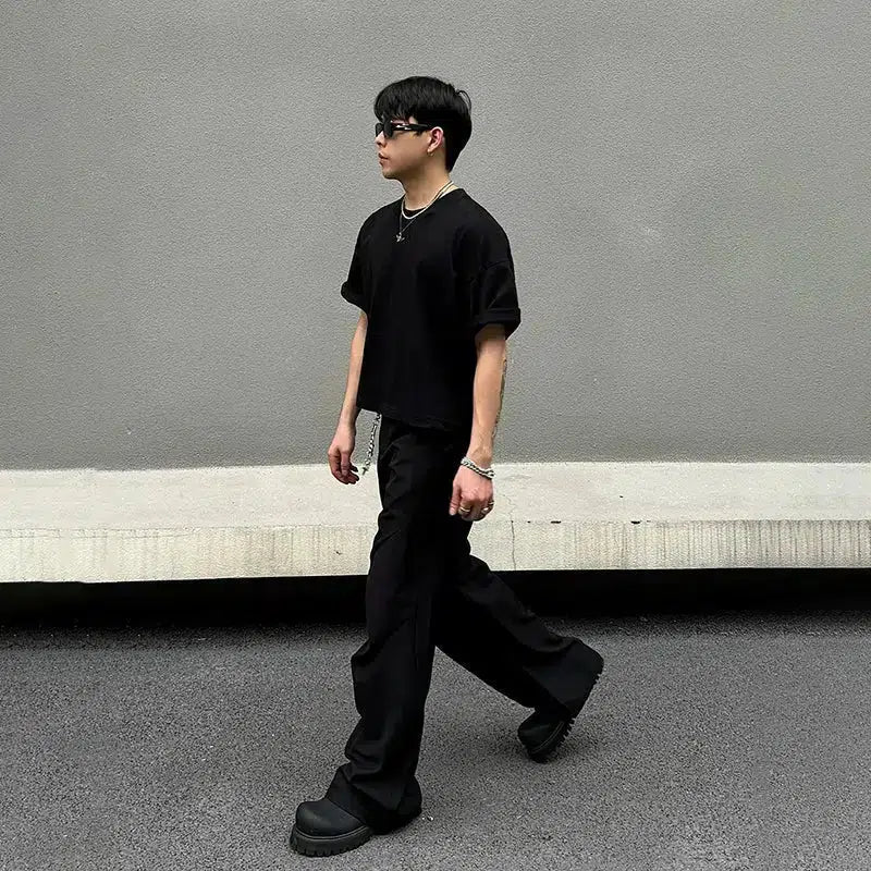 Drape Pleated Pants