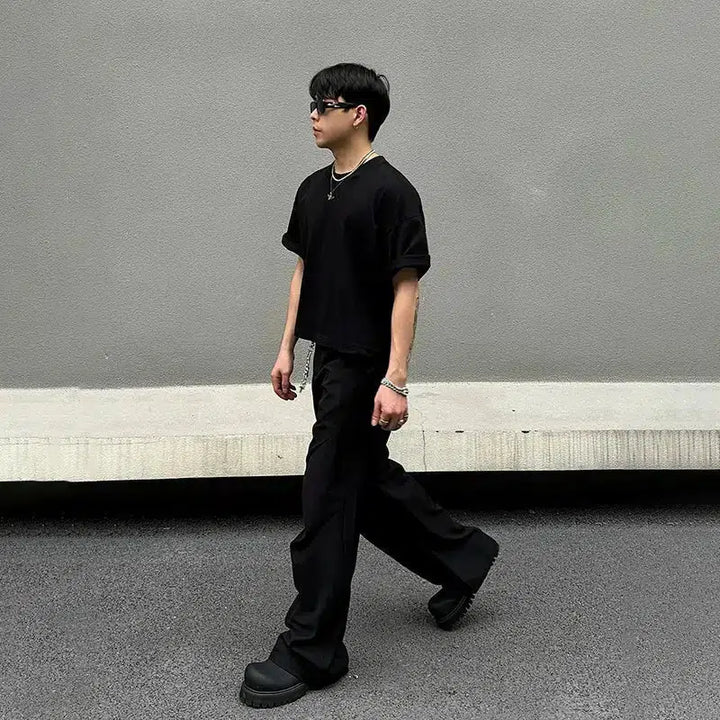 Drape Pleated Pants