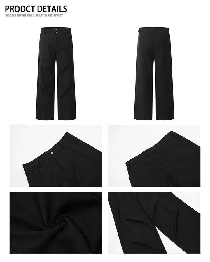 Drape Pleated Pants