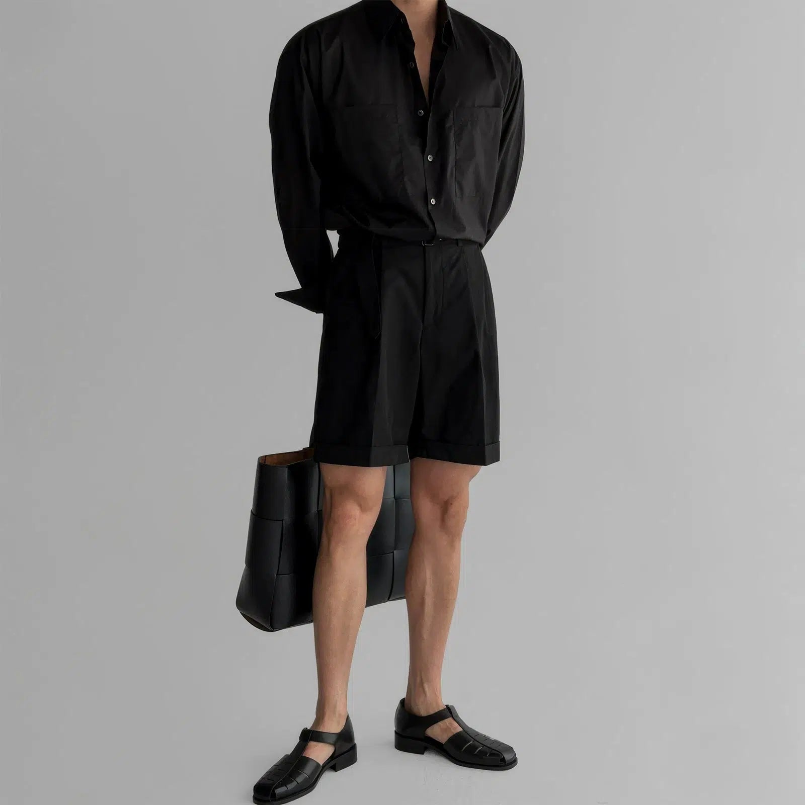 Drape Pleated Shorts