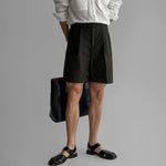Drape Pleated Shorts