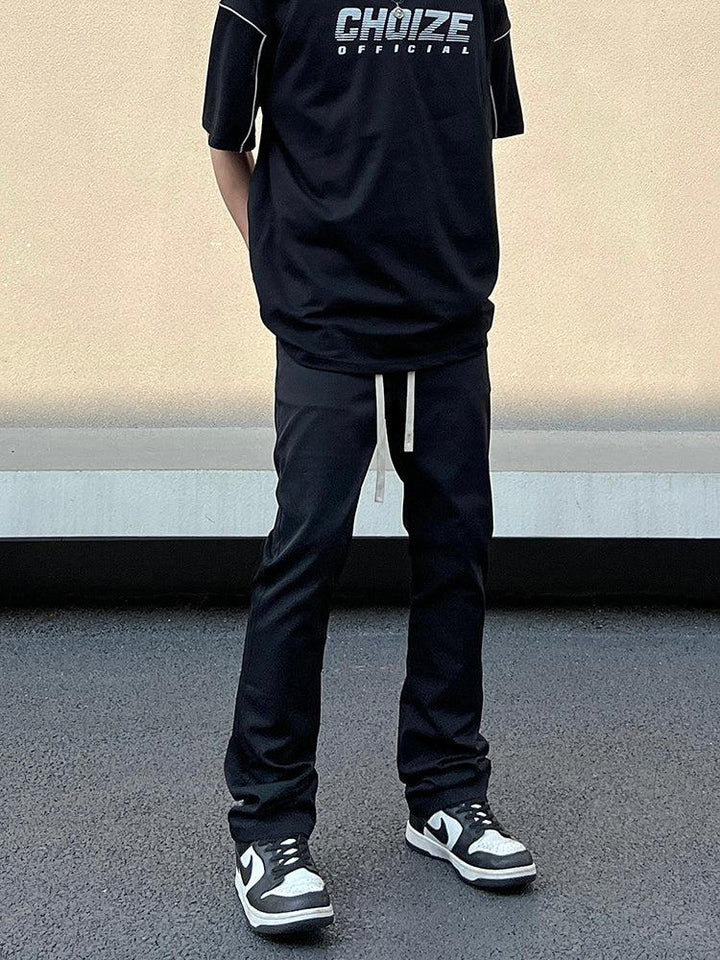 Drape Slim Summer Thin Pants