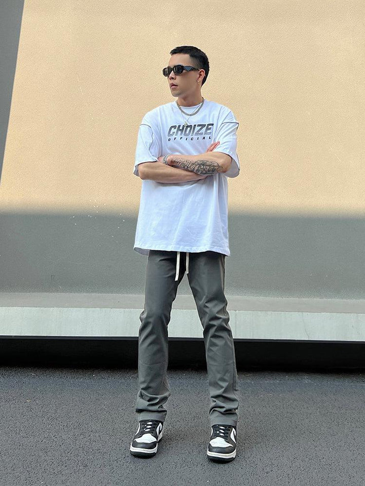 Drape Slim Summer Thin Pants