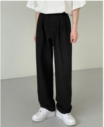Drape Straight Casual Suit Pants