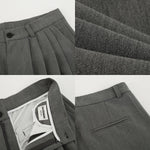 Drape Straight Casual Suit Pants