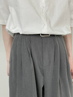 Drape Straight Casual Suit Pants