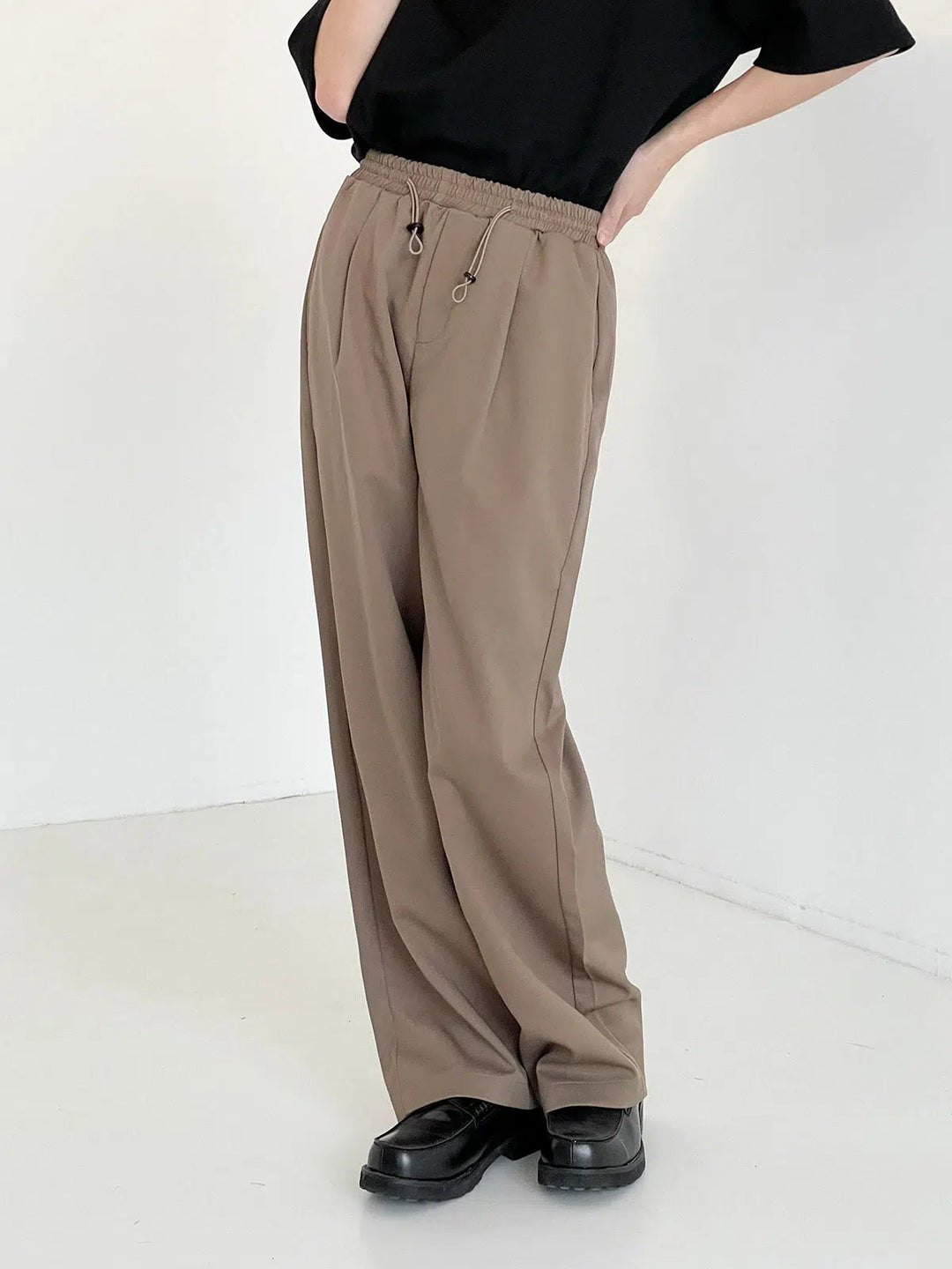 Drape Straight Suit Pants