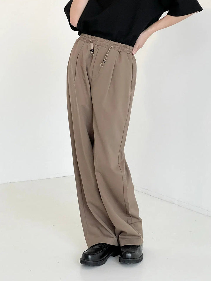 Drape Straight Suit Pants