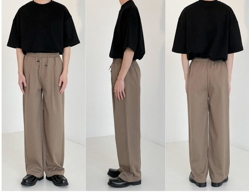 Drape Straight Suit Pants