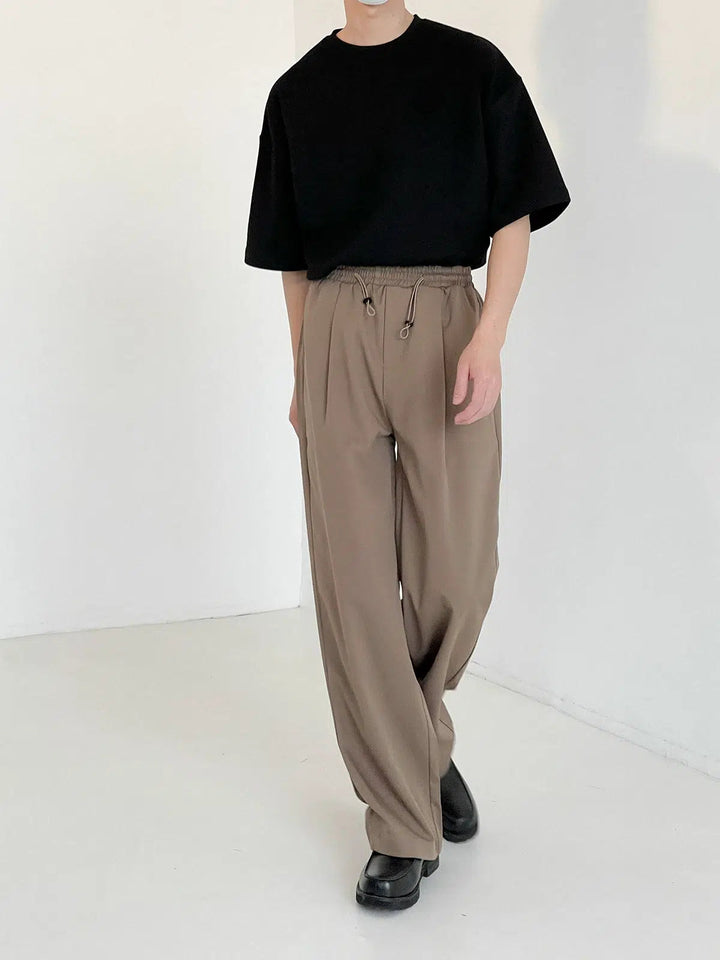 Drape Straight Suit Pants