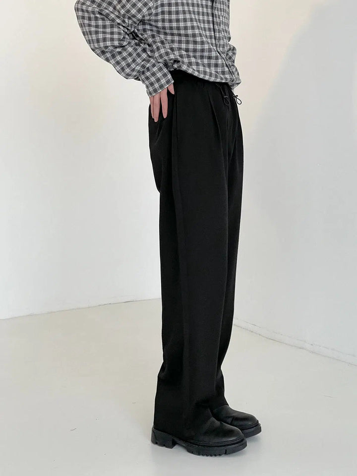 Drape Straight Suit Pants