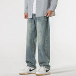 Drape Straight-leg Jeans