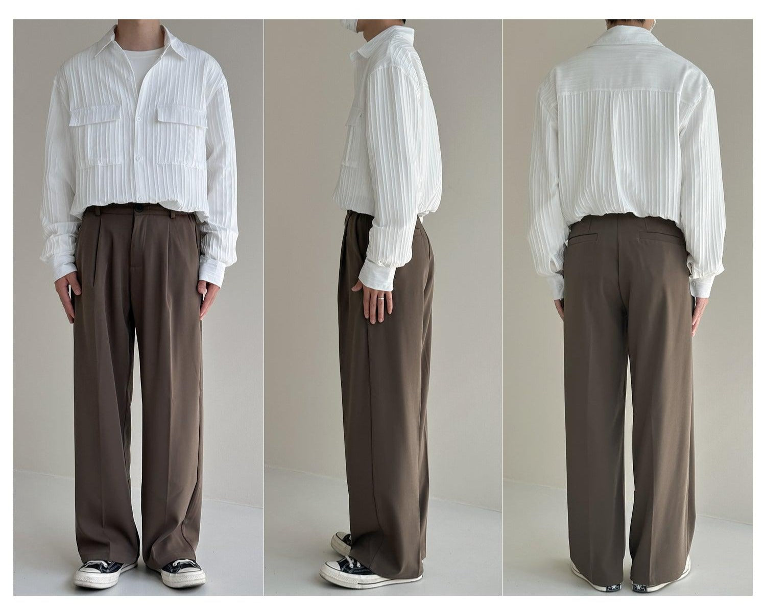 Drape Wide Leg Pants