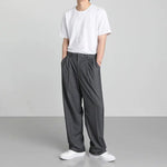 Drape Wide-leg Suit Pants