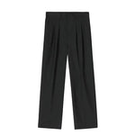 Drape Wide-leg Suit Pants